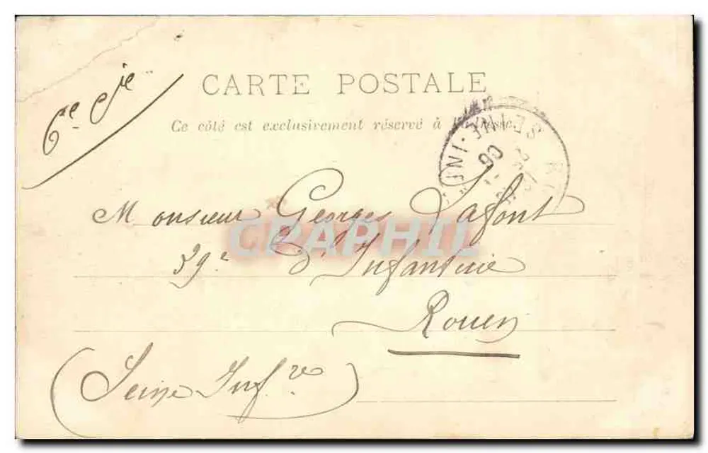 Saint-Germain-en-Laye — A Prefeitura — P. Marmuse, Paris - Verso