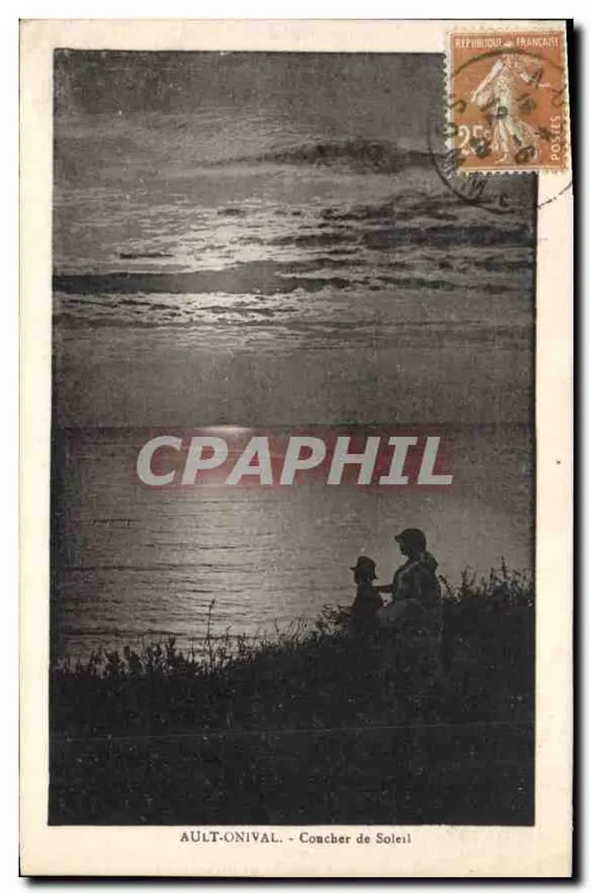 Ault-Onival - Pôr do Sol — Lévèque, fotógrafo, n°26 - Frente