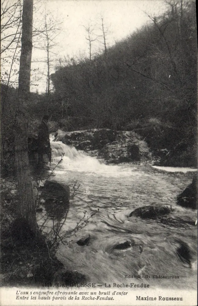Garcillesse — La Roche-Fendue — Uitgever G. G. Châteauroux, n° 4023 - Voorkant