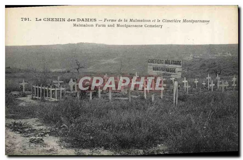 Der Weg der Damen — Perme de la Malmaison und der Friedhof Montparnasse — E. C. Paris - Vorderseite