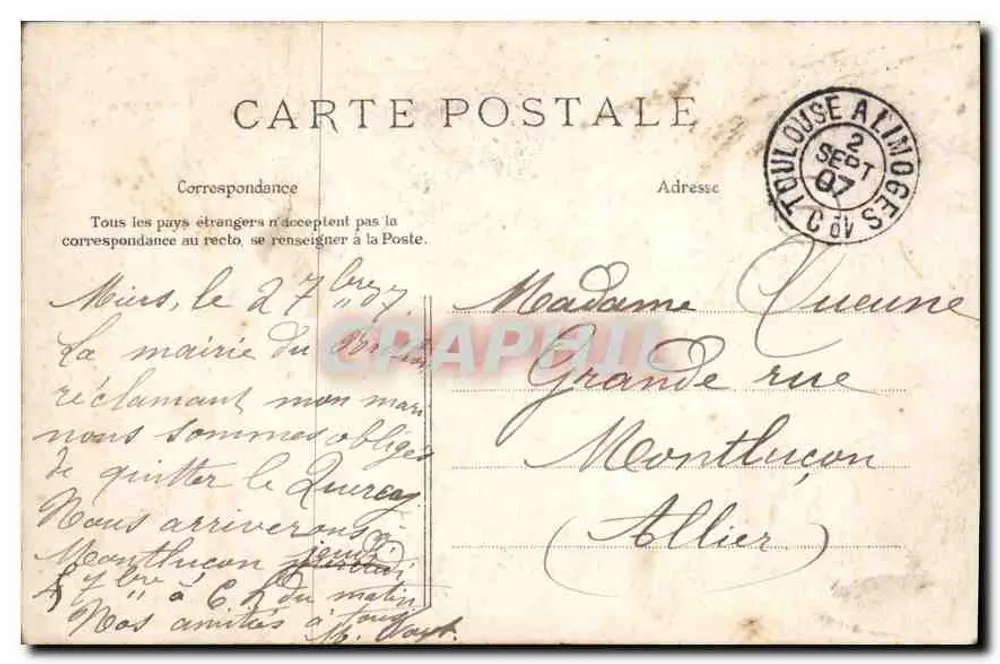 Padirac — A Grande Pendeloque — Lib. Baude, Saint-Céré (Lot) n°300 - Verso
