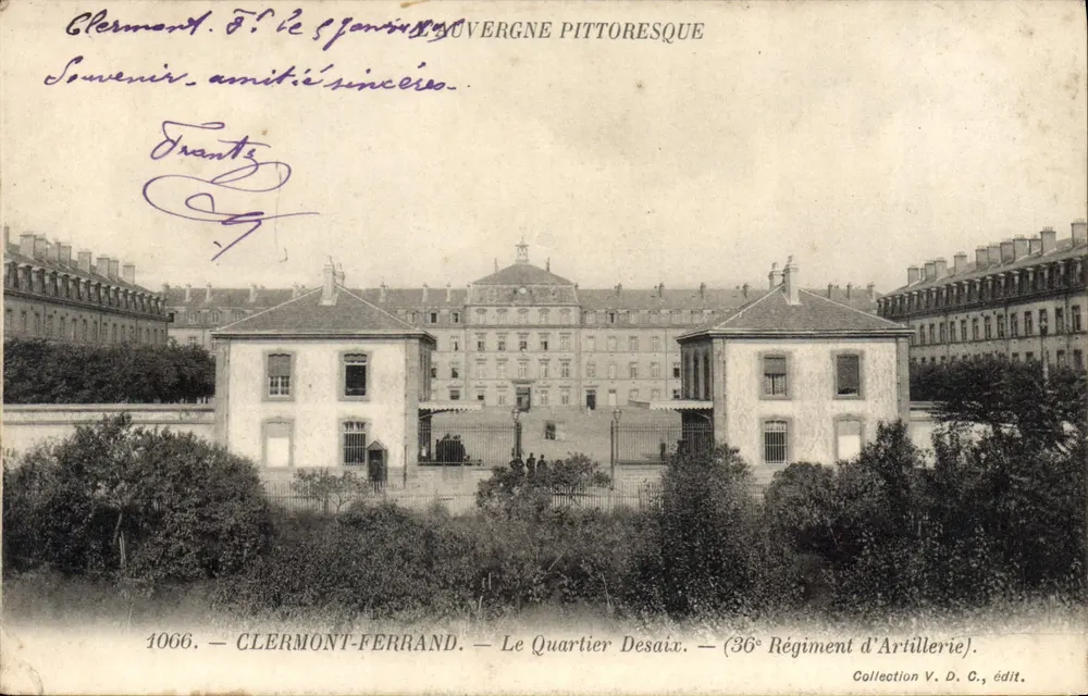 Clermont-Ferrand — O Bairro Desaix — (36º Regimento de Artilharia) — Coleção V. D. C., editor - Frente