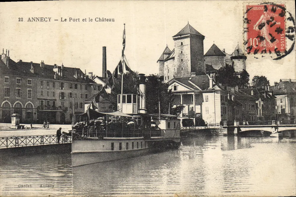 Annecy — Der Hafen und das Schloss — Gardet Annecy - Vorderseite