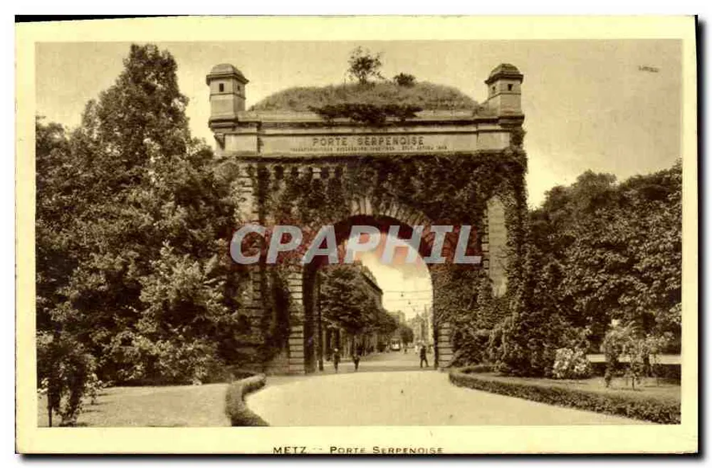 Metz — Porte Serpenoise — editor não identificado, número de série não visível - Frente