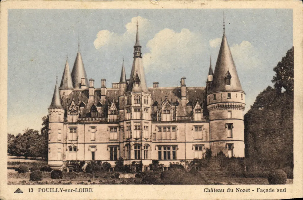 Pouilly-sur-Loire — Schloss Nozet — Südseite — n°13 - Vorderseite