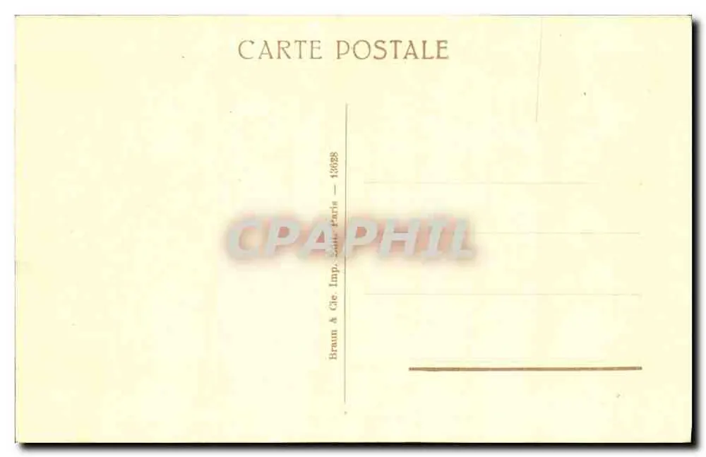 Aufruf der letzten Opfer der Terrorzeit — Museum von Versailles — Braun & Cie, Paris - Rückseite