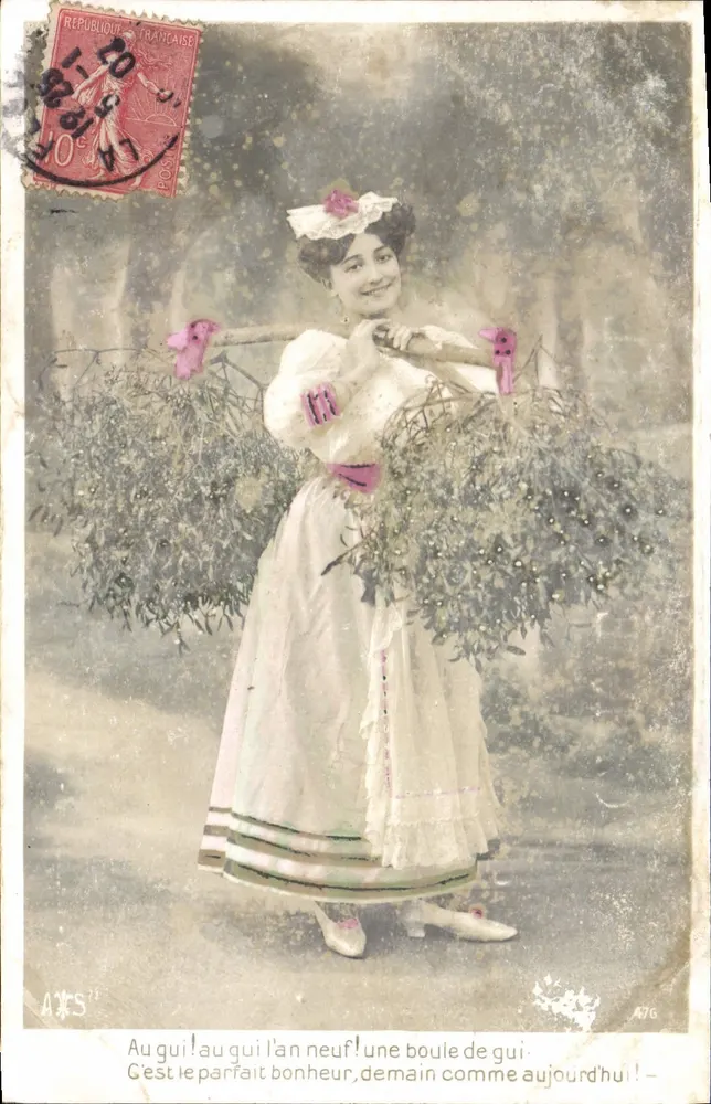Frau mit einer Kugel aus Tannenbeeren — A.A.S. n°476 - Vorderseite