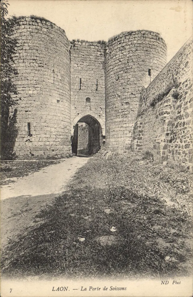 Laon — A Porta de Soissons — ND Phot, n°7 - Frente