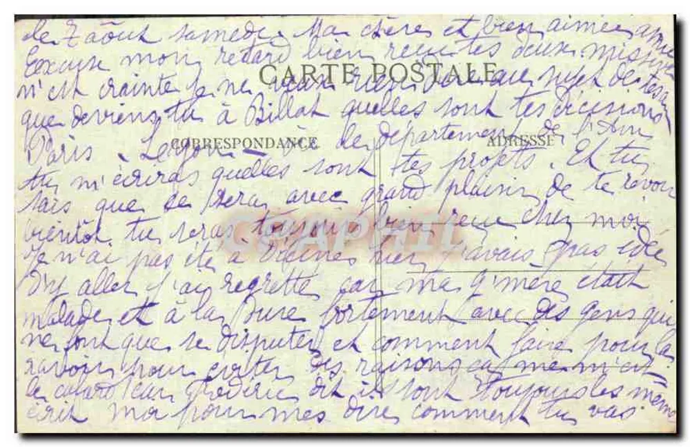 LYON — Die Saône und Seitenansicht der Monts Lyonnais — Verlag Cardon, Nr. 6316 - Rückseite