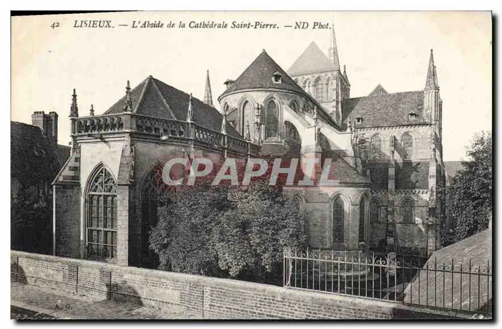 Lisieux — A Abside da Catedral de São Pedro — ND Phot. - Frente