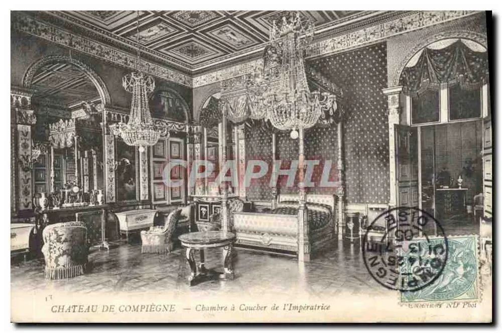 Kasteel van Compiègne — Slaapkamer van de Keizerin — TINNEYRIEMS ND Phot - Voorkant