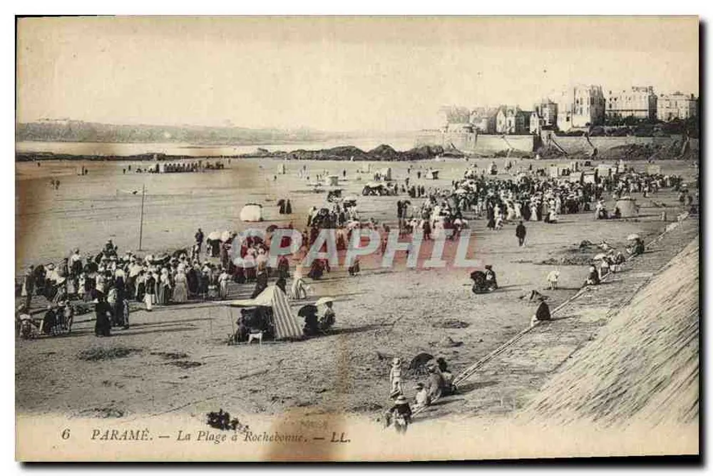 Paramé — A Praia de Rochebonne — LL. - Frente