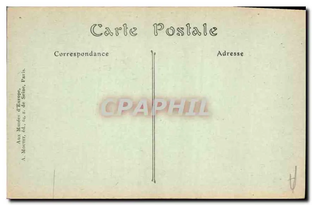 Museu Carnavalet — Mme Roland criança — série 18 - Verso
