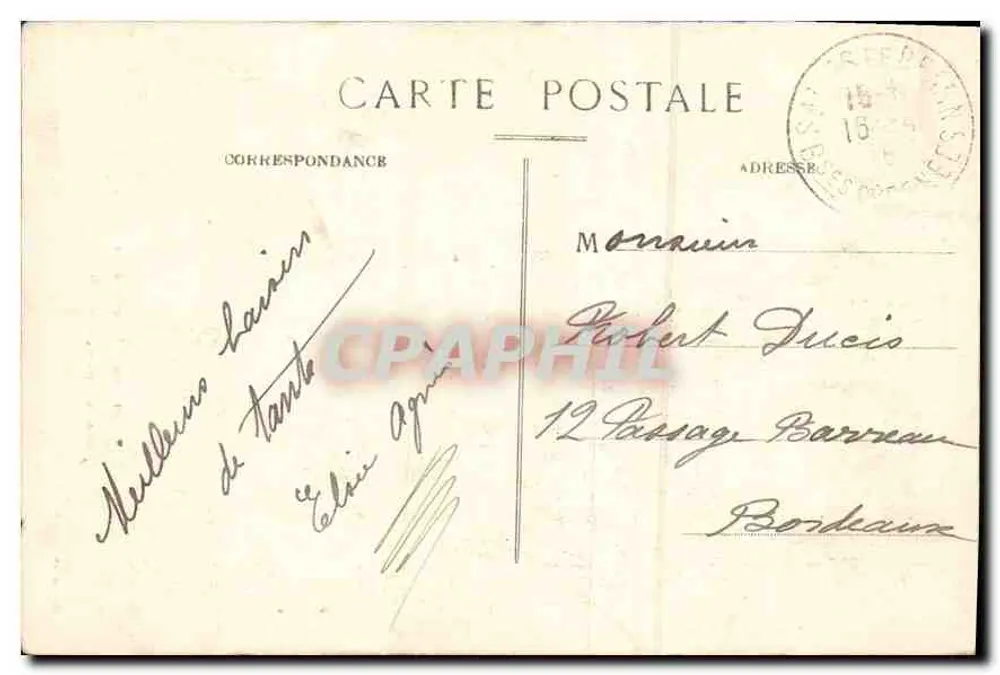 Jeanne d'Albret, Mutter von Henri IV — Nouvelles Galeries — n°29 - Rückseite