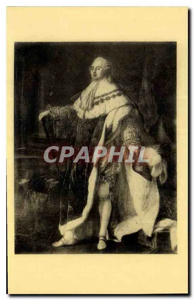 Luís XVI — por Collet — Museu de Versailles — Edição dos Monumentos Históricos - Frente