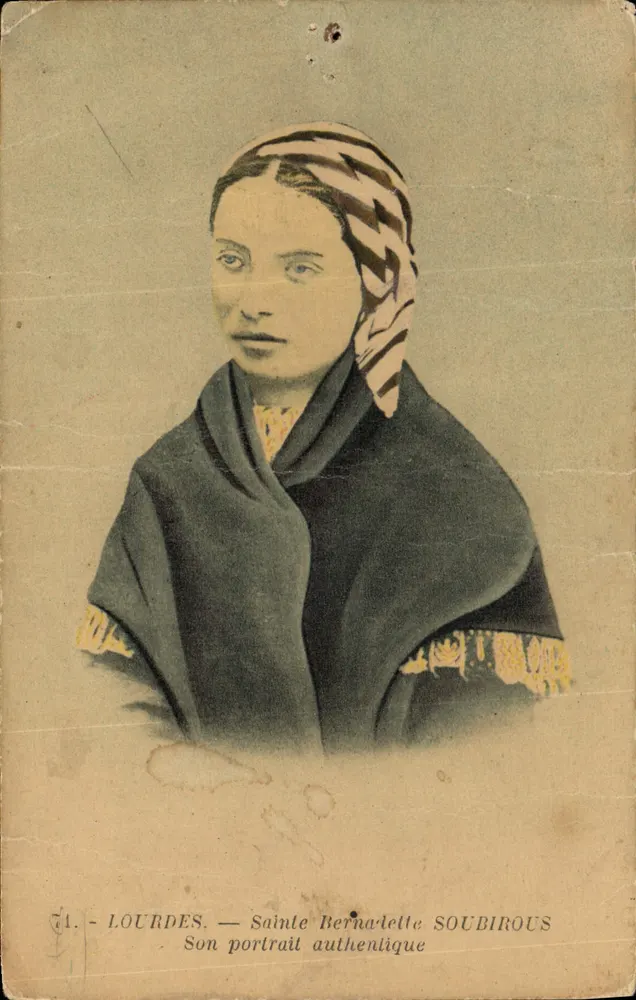 Lourdes — Sainte Bernadette Soubirous — Ihr authentisches Portrait — Édition Photo Lourdes - Vorderseite
