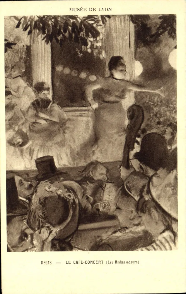 Museum Lyon — Degas — Das Café-Concert (Les Ambassadeurs) - Vorderseite