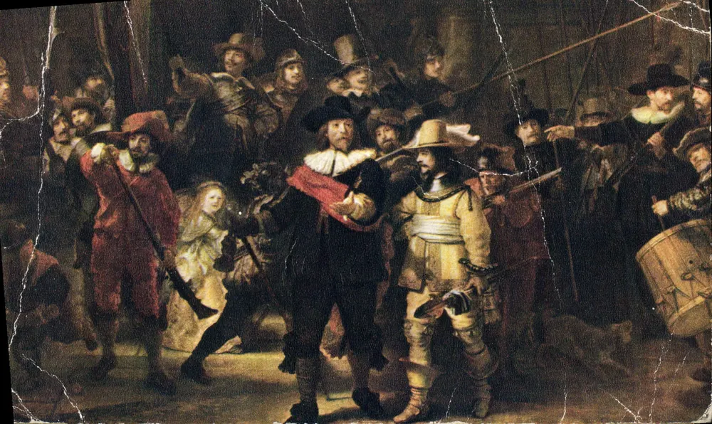 A Noite de Ronde — Rembrandt (1606-1669) — n° KR 547 - Frente