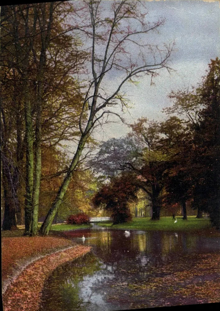 Dresden, Groote Tuin in de herfst — PHOTOCHROMIE, serie 133, nr. 2571 - Voorkant