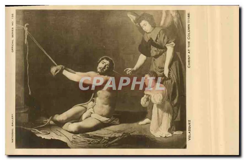 Christus am Pfahl — Gemälde von Velázquez — National Gallery Series No. 132 - Vorderseite