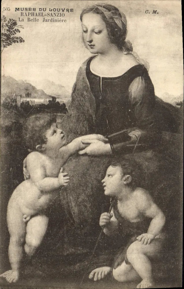 Die Schöne Gärtnerin — Raphael-Sanzio — Musée du Louvre - Vorderseite