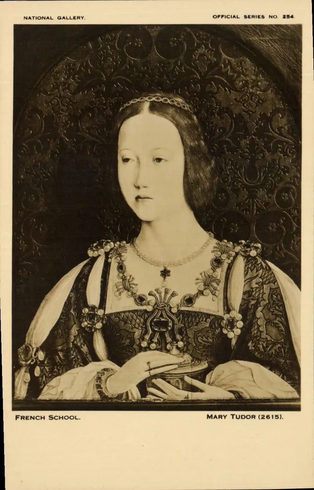 Mary Tudor — Retrato da rainha — National Gallery, série oficial n° 254 - Frente