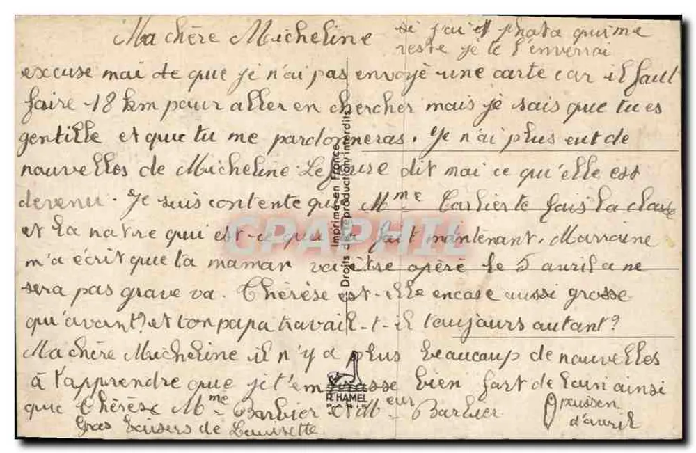 Arranjo de rosas — Boa Páscoa — editor não visível - Verso