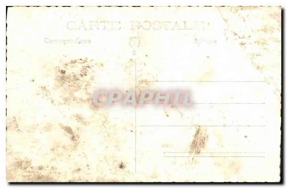 हंसमुख लड़की — काले और सफेद फोटो — पोस्टकार्ड पुराना पोस्टकार्ड - पीछे