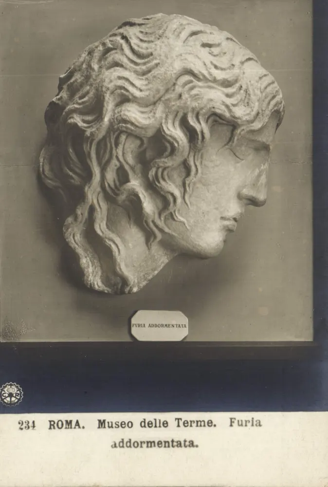 Rom - Museum der Thermen - Schlafende Furie — Serie 234, Verlag NPG - Vorderseite