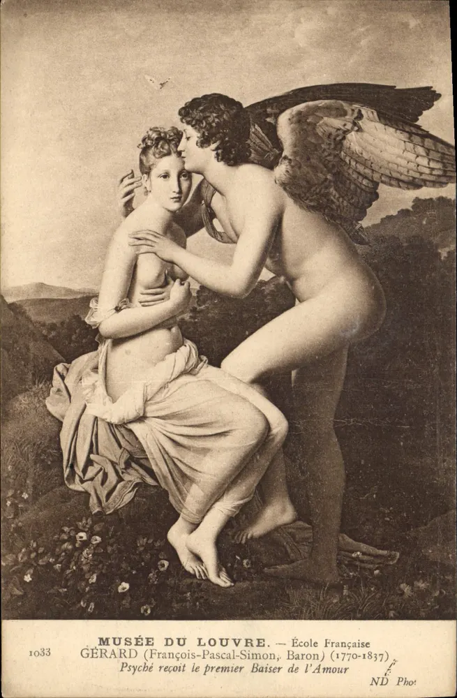Psyche erhält den ersten Kuss der Liebe — Louvre-Museum — Gérard (François-Pascal-Simon, baron) (1770-1837) — ND Photo - Vorderseite