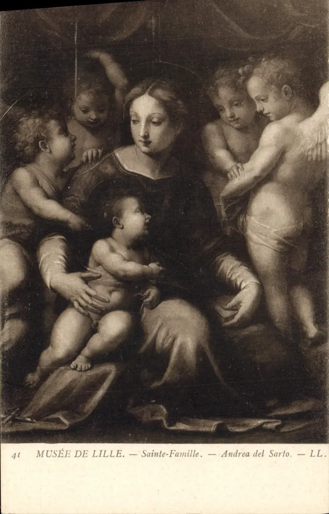 Museum von Lille — Heilige Familie — Andrea del Sarto — n°41 - Vorderseite
