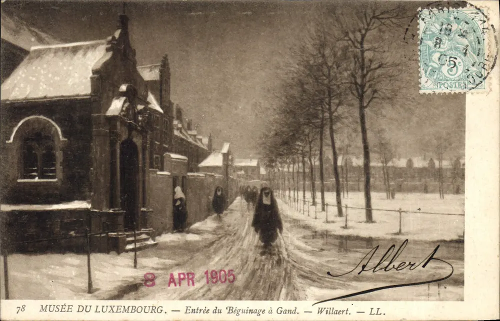 Eingang zum Béguinage in Gent — Museum Luxembourg — Willaert — LL. — n°78 - Vorderseite