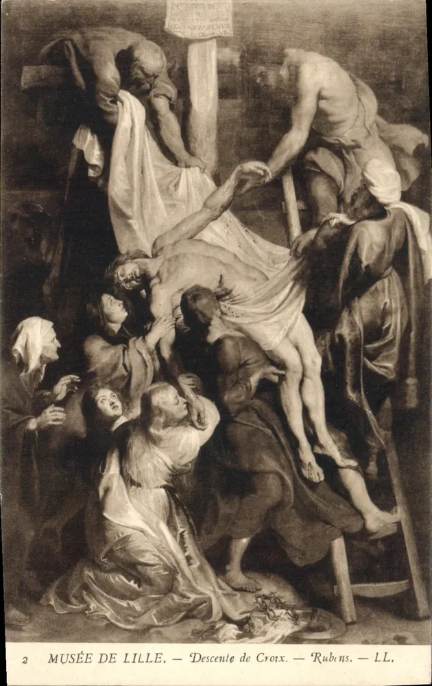 Museum van Lille — Afstijging van het Kruis — Rubens — LL - Voorkant