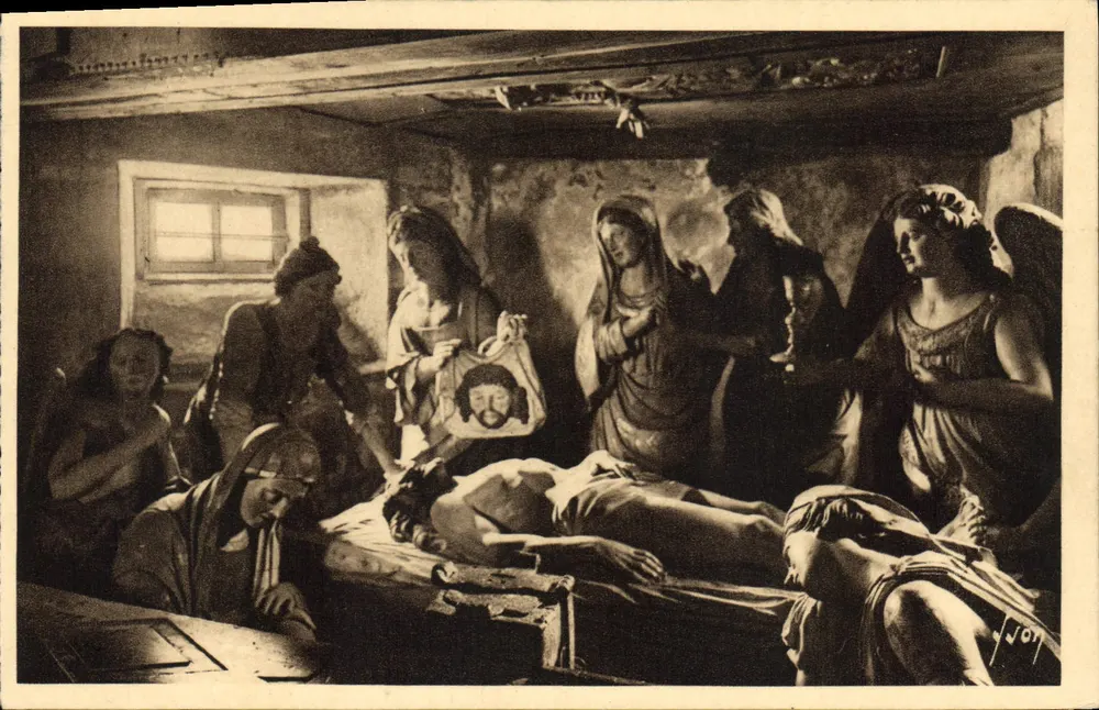 Saint-Thégonnec — Die Kirche — Das Grab — Werk von Jacques Lespaignol (1702) — Art Editions Y 10/11, Paris - Vorderseite