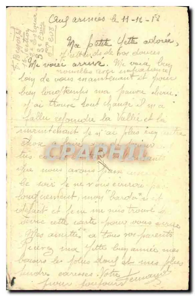 Parole d'amore (F. Andreotti) — reprodução reservada — A. Pusetti, editor, Milão, n° 656 - Verso