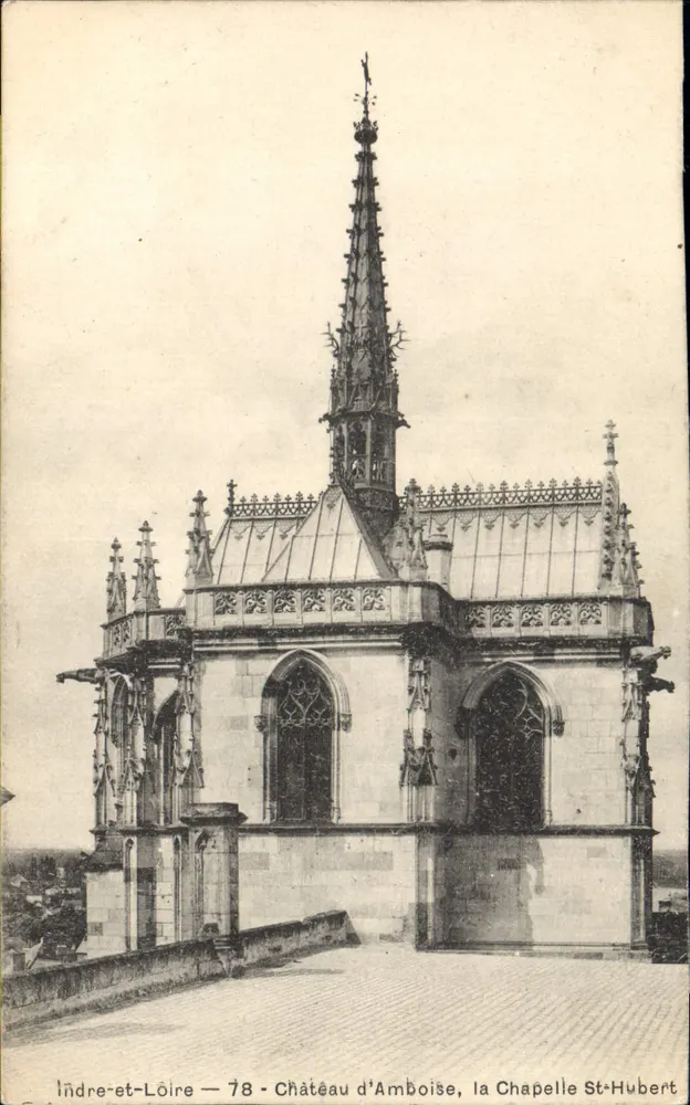 Schloss Amboise — Kapelle Saint-Hubert — Indre-et-Loire — 78 - Vorderseite