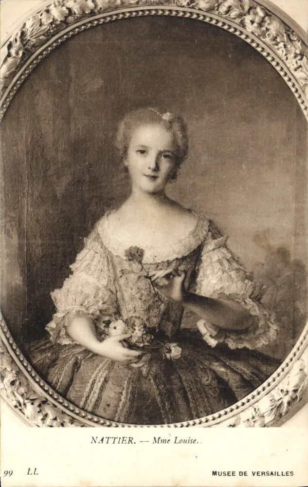 Portret van Madame Louise — Nattier — Museum van Versailles — n°99 LL - Voorkant