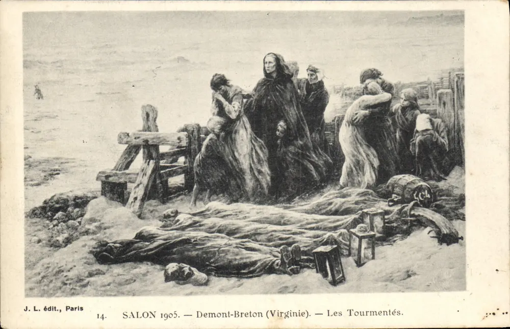 Die Gequälten — Salon 1905 — Demont-Breton (Virginia) - Vorderseite
