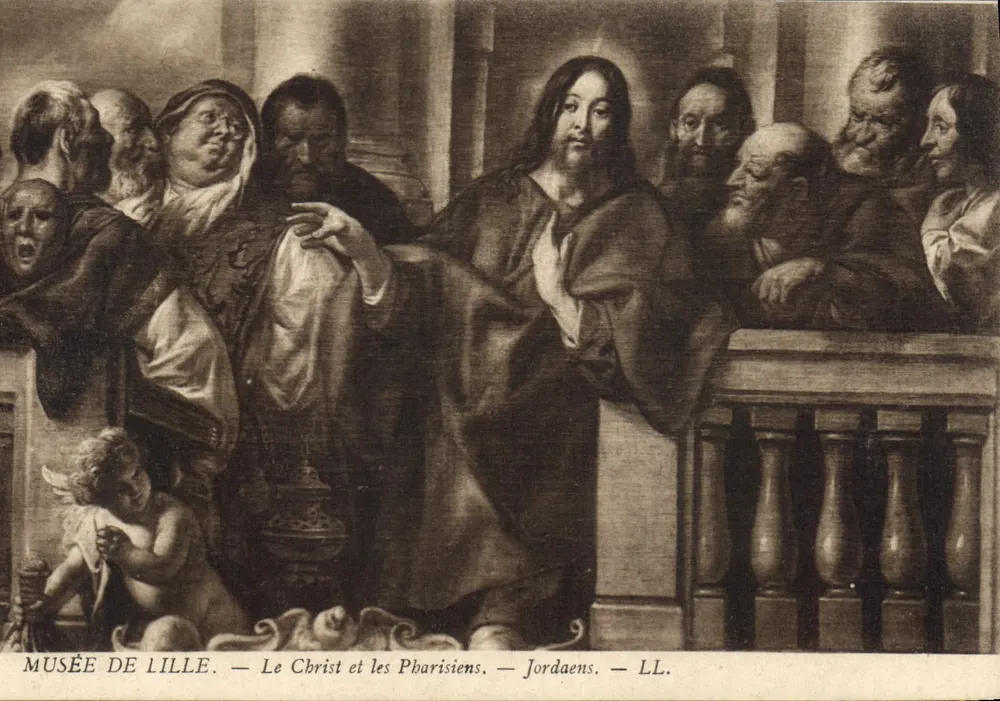 Museum von Lille — Christus und der Pharisäer — Jordanaens — LL. - Vorderseite