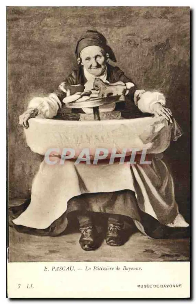Die Konditörin von Bayonne — E. Pascau — Museum von Bayonne - Vorderseite
