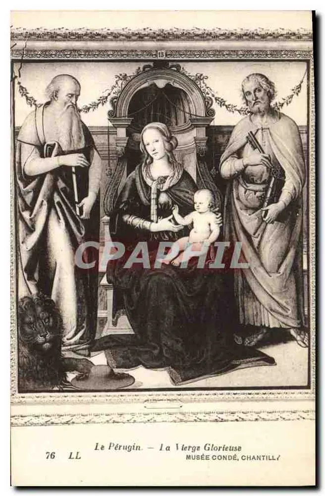 Le Pérugin — Die glorreiche Jungfrau — Musée Condé, Chantilly - Vorderseite