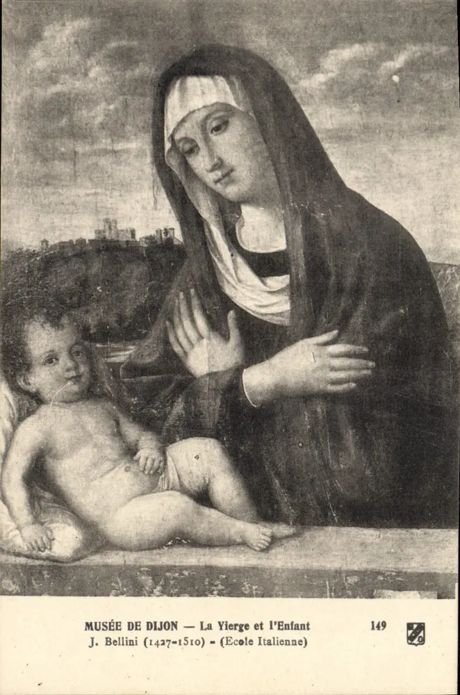 Museum von Dijon — Die Jungfrau und das Kind — J. Bellini (1427-1510) — Italienische Schule — Nr. 149 - Vorderseite