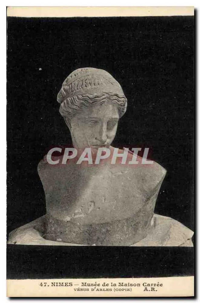 Nîmes — Venus von Arles (Kopie) — Museum der Maison Carrée, A.R. - Vorderseite