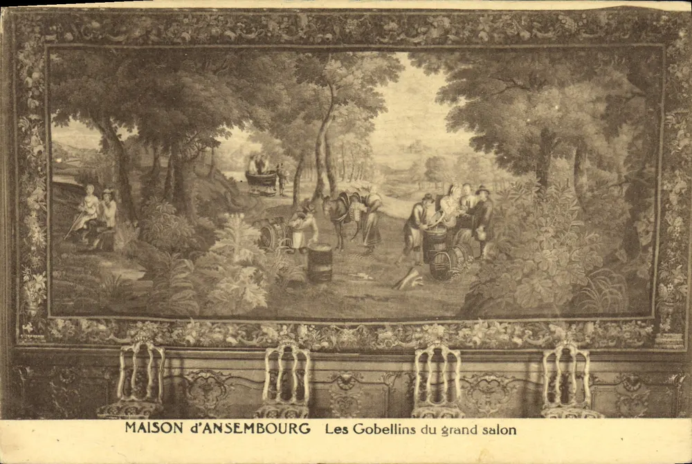 Die Gobellins des großen Salons — Maison d'Ansembourg — Verleger Dumont, Liège - Vorderseite