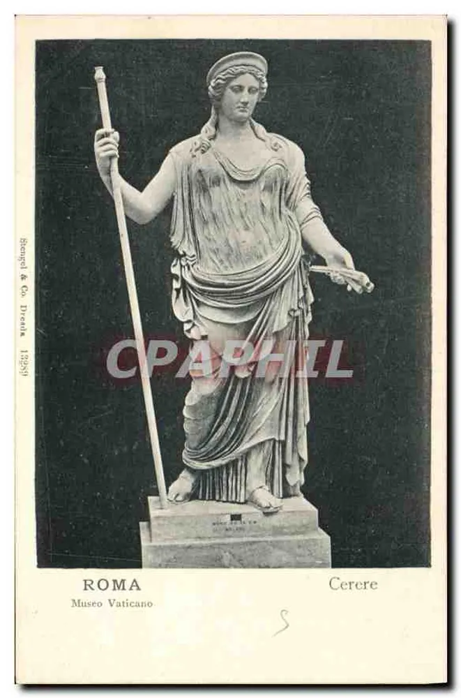 Ceres — Statue im Vatikanischen Museum — Stempel & Co. Dreieich 132949 - Vorderseite