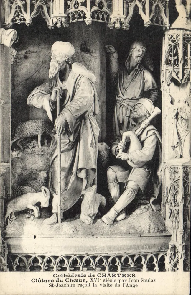 Catedral de Chartres — Claustro do Coro, século XVI — por Jean Soulas - Frente