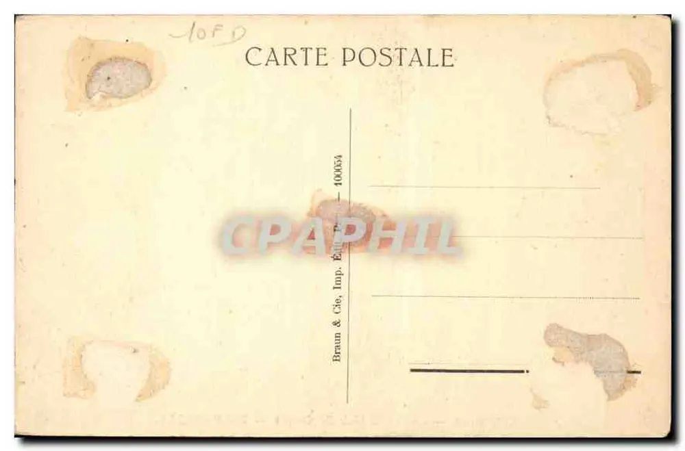 A Pastorinha — J.-F. Millet — Coleção Chauchard — Braun & Cie - Verso