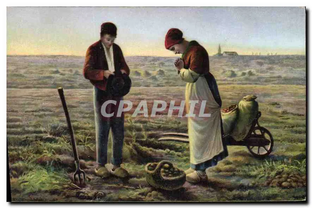 Jean-François Millet — Het schemerlicht — Stengel & Co. (Dresden) n° 170 - Voorkant