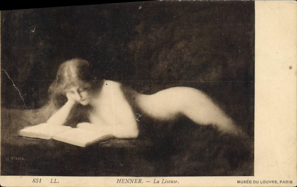 Henner — A Leitora — Museu do Louvre, Paris - Frente