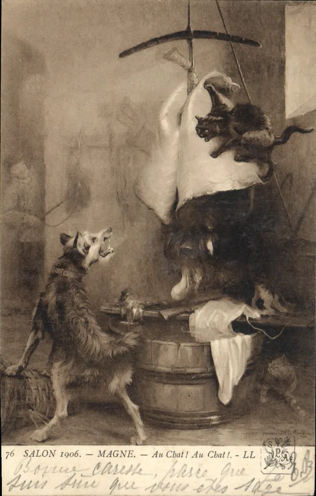 Au Chat! — Salão 1906 — Magne — LL - Frente